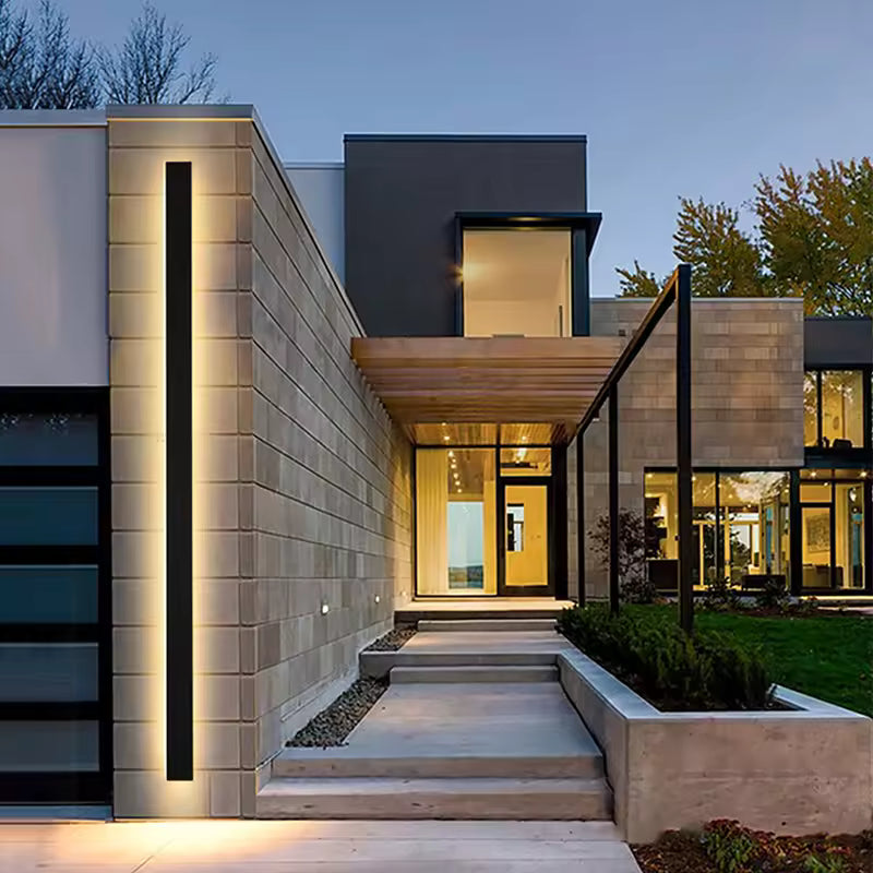 Modern Waterproof Led Porch Light, Ip65 Rated, Rainproof, Perfect For Garage Door Area.
