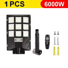 10000000LM 8000W/6000W Super Powerful LED Solar Light Outdoor IP65 Motion Sensor Outdoor Solar Wall Lamp Garden Street Spotlight