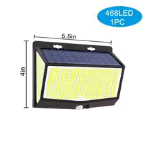 1/4PCS Solar Motion Sensor Lights Outdoor 528/418 LED Solar Flood Light Waterproof Garden Yard Patio Wall Security Lighting