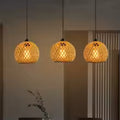 Bamboo Pendant Lamp Hanging Lamp Handmade Rattan Chandelier Fixture Restaurant Dining Room Indoor Lighting AC85-260V