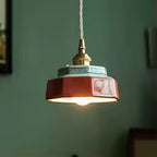 New Chinese-style retro ceramic pendant lights, Japanese-style guesthouse display windows, restaurant tea room bar counter islan