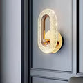 Modern Nordic Luxury Decor Wall Lamp Iron Base Acrylic Lampshade Exquisite Night Sconce Light LED Bedroom Decoration Wall Lustre