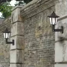 2Pcs Solar Outdoor Light Garden Sunlight Wall Lamp Home Villa Balcony Wall Light Terrace Decorative Atmosphere Lights Energy