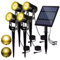 3000K/RGB Solar LED Light Outdoor Solar Spotlight Solar Garden Light Outdoor IP65 Waterproof Solar Power Light Wall Light