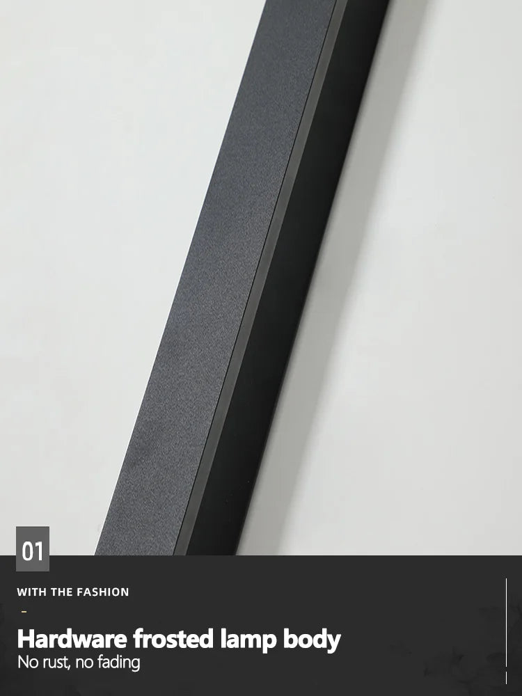 Waterproof Nordic Led Outdoor Wall Light, Ip65, Modern Living Room Accent.
