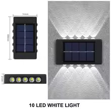 1-10PCs Solar Wall Lights Outdoor Waterproof Solar Lights LED Lighting For Home Garden Yard Fence Decor Lamps