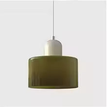 Nordic Modern Glass Bedroom Bedside Long Line Small Chandelier Restaurant Bar Chandelier Simple Lighting Atmosphere Lamp E27