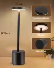 Lámparas de Mesa Táctiles Inalámbricas LED AITHEA, Lámpara de Escritorio Recargable, Lámpara de Noche Creativa, Barra de Luz Ambiental, Decoración de Habitación