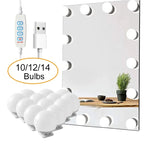 Professional Led Detachable Bulbs For Makeup Mirror, Usb Powered Vanity Light.