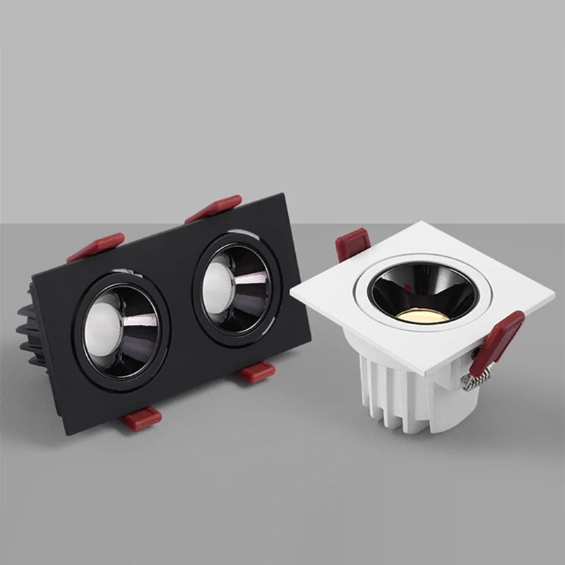 Discover Sleek, Anti-Glare Led Downlights For Your Home Office, 24W Total Brightness!