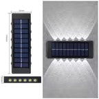 Solar Wall Lights Outdoor Warm/White Solar Wall Mount Porch Lamp Up And Down Lighting For Garden Street Landscape Balcony Patio