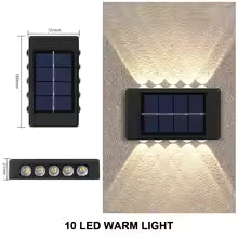 1-10PCs Solar Wall Lights Outdoor Waterproof Solar Lights LED Lighting For Home Garden Yard Fence Decor Lamps