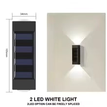 1-10PCs Solar Wall Lights Outdoor Waterproof Solar Lights LED Lighting For Home Garden Yard Fence Decor Lamps