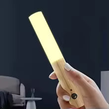 Luz nocturna inteligente con detección de movimiento humano, luz LED recargable para pared de gabinete de pasillo, inducción de pared de inodoro doméstico, 1 ud.