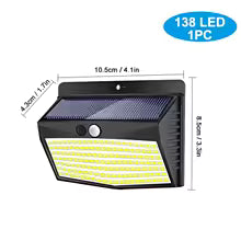 1/4PCS Solar Motion Sensor Lights Outdoor 528/418 LED Solar Flood Light Waterproof Garden Yard Patio Wall Security Lighting