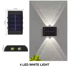 1-10PCs Solar Wall Lights Outdoor Waterproof Solar Lights LED Lighting For Home Garden Yard Fence Decor Lamps
