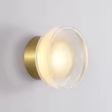 Modern Round Wall Lamp LED Acrylic Wall Light Sconce Living Room Aisel Corridor Bedroom Bathroom Home Decoration Indoor Lighting