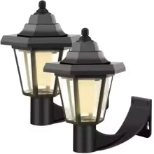 2Pcs Solar Outdoor Light Garden Sunlight Wall Lamp Home Villa Balcony Wall Light Terrace Decorative Atmosphere Lights Energy