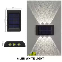 1-10PCs Solar Wall Lights Outdoor Waterproof Solar Lights LED Lighting For Home Garden Yard Fence Decor Lamps
