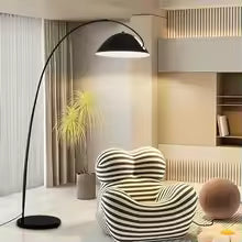 Modern Creative Arc Floor Lamp Black Marble Base Fishing Standing Lamp For Living Room Bedroom Indoor Home Led Floor Lighting