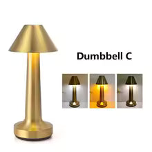 Luz LED de mesa táctil de Metal, Lámpara decorativa de escritorio, luces nocturnas recargables para Bar, mesa de centro, restaurante, luz decorativa