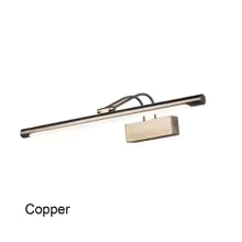 Led Bathroom Wall Light Black Copper AC90-265V Interior Wall Lamp Picture Light Modern Apply Wall Lighting 8W Wall Sconce