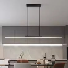 Modern Long Chandelier Pendant Lights For Dining Room And Kitchen.