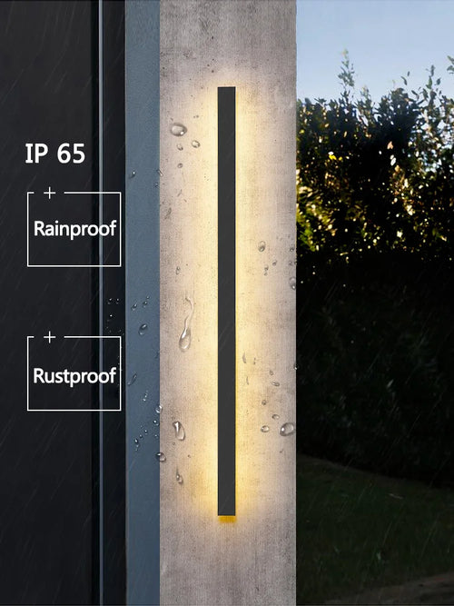 Waterproof Outdoor Led Wall Lamp, Modern Nordic Design, Ip65, 110/220V