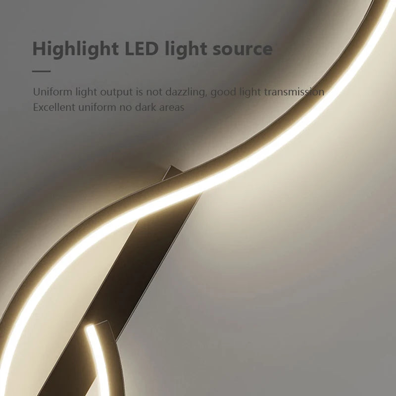 Modern Led Wall Lamp For Bedroom And Living Room, Minimalist Design, Long Strip Sconces.