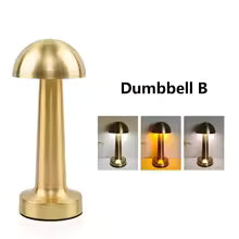 Luz LED de mesa táctil de Metal, Lámpara decorativa de escritorio, luces nocturnas recargables para Bar, mesa de centro, restaurante, luz decorativa