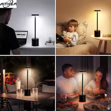 Lámparas de Mesa Táctiles Inalámbricas LED AITHEA, Lámpara de Escritorio Recargable, Lámpara de Noche Creativa, Barra de Luz Ambiental, Decoración de Habitación