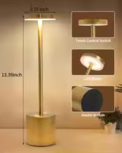 Lámparas de Mesa Táctiles Inalámbricas LED AITHEA, Lámpara de Escritorio Recargable, Lámpara de Noche Creativa, Barra de Luz Ambiental, Decoración de Habitación