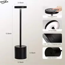 Lámparas de Mesa Táctiles Inalámbricas LED AITHEA, Lámpara de Escritorio Recargable, Lámpara de Noche Creativa, Barra de Luz Ambiental, Decoración de Habitación