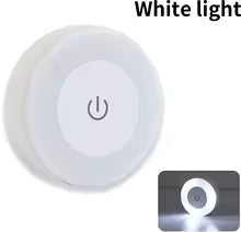 Lámpara de pared Led redonda, luz nocturna recargable con Interruptor táctil, luz de libro magnética regulable para lectura, armario de dormitorio