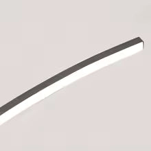 Contemporary Dining Room Pendant Light Sleek LED Arc Hanging Lamp Adjustable Brightness Energy Efficient Ideal for Kitchen Resta