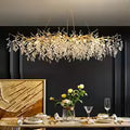 Luxury Gold Crystal Led Chandelier For Living Room, Dining, Bedroom, Villa Lights