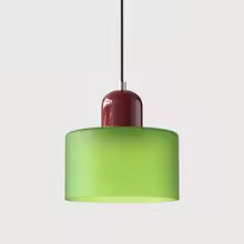 Nordic Modern Glass Bedroom Bedside Long Line Small Chandelier Restaurant Bar Chandelier Simple Lighting Atmosphere Lamp E27
