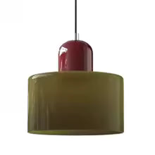 Nordic Modern Glass Bedroom Bedside Long Line Small Chandelier Restaurant Bar Chandelier Simple Lighting Atmosphere Lamp E27
